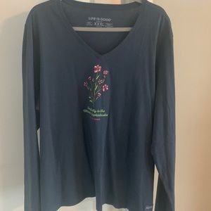 NWT Life Is Good Long Sleeve Tee